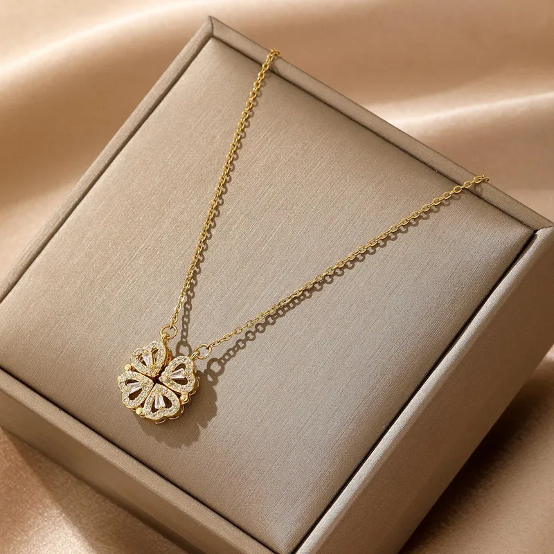 Collier "Trèfle 4 coeur"