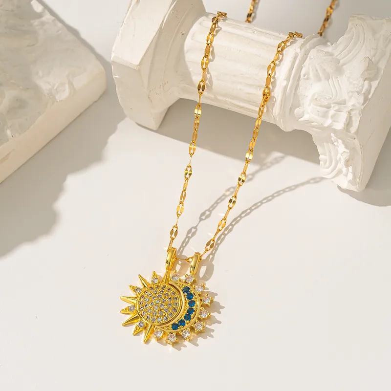 Collier "Sun and Luna"