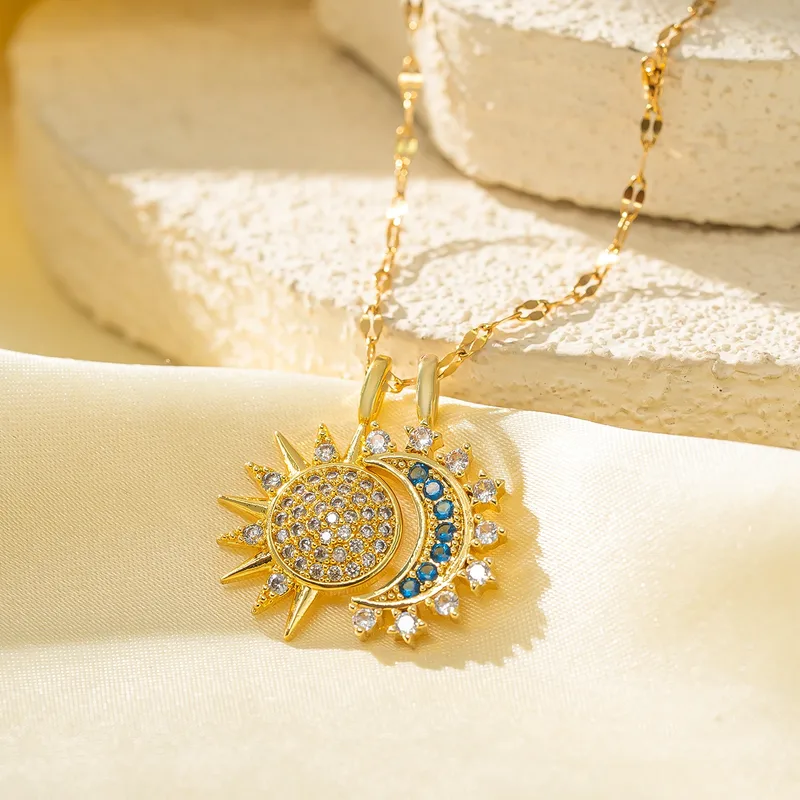 Collier "Sun and Luna"